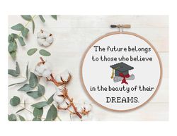 cross stitch pattern, graduation cross stitch pattern, graduation gift cross stitch pattern