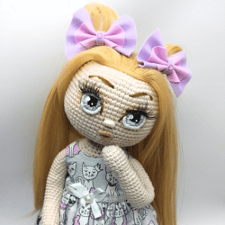 new doll handmade amigurumi designer interior doll