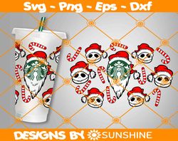 jack skellington before christmas starbucks svg, jack skellington svg, christmas starbucks svg, full wrap for starbucks