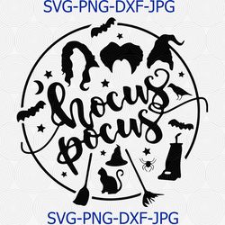 Hocus Pocus SVG, Hocus Pocus png, Halloween svg, Hocus Pocus Tumbler, Disney Hocus Pocus Cricut Silhouette