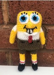 sponge bob: written crochet patterns