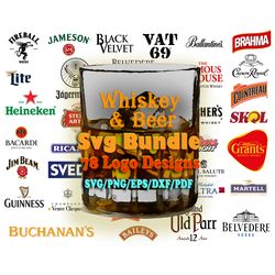 78 files whiskey & beer svg bundle file