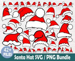 santa hat svg, christmas hat svg, merry christmas hat svg, santa hat svg files