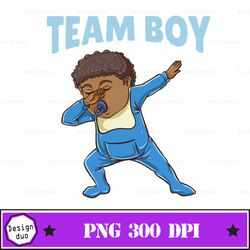 dabbing boy gender reveal team boy png design, sublimation designs downloads, png file