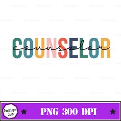 counselor retro vintage funny counselor mothers day png design, sublimation designs downloads, png file