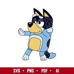 bandit dad svg, bluey dad svg, bluey svg, cartoon svg, png pdf ai digital file