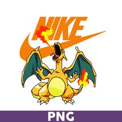 charizard with nike png, nike logo png, charizard png, pokemon nike png, fashion brands png, brand logo png - download