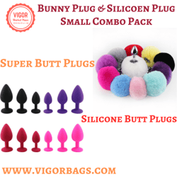 bunny plug & silicoen plug small size combo pack(us customers)