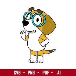 bluey honey svg, honey dog svg, bluey svg, cartoon svg, png pdf ai digital file