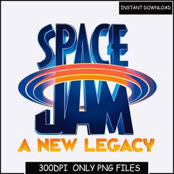 space jam old school/new school png file only