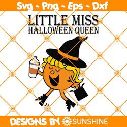 Little Miss Halloween Queen Svg, Little Miss Halloween Svg , Little Miss Svg, Fall Svg, File For Cricut