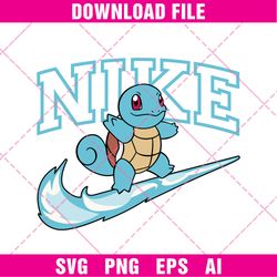 nike squirtle svg, squirtle svg, pokemon svg, pokemon nike logo svg, nike logo fashion svg, nike logo svg - digital file