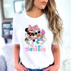Besties Shirt, Minnie and Daisy Vintage Shirt, Matching WDW Family Tee, Disney Woman Shirt, Theme Park Shirt, Disneyland