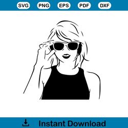 image of taylor swift tshirt design svg cutting digital file