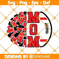 Cheer Mom Football Svg, Cheer Mom Svg, Football Mom Svg, Cheer Life Svg, File For Cricut