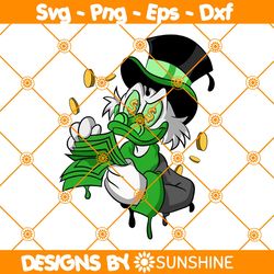 Money Hungry Duck SVG PNG, MOney Duck Svg , Graffiti Urban Svg, Cartoon Duck Svg, File For Cricut