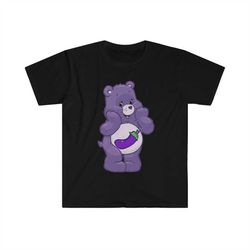 eggplant care bear t-shirt