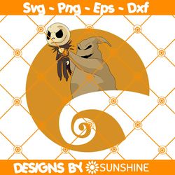 oogie boogie and jack skellington svg, jack skellington svg, oogie boogie svg, on before nightmare svg, halloween svg