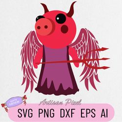 Piggy Baby Svg, Piggy Svg, Piggy Roblox Svg, Piggy Bunny Svg, Gamer Svg,  Roblox Svg