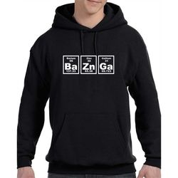 bazinga periodic table hoodie , the big bang theory sheldon cooper