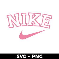 nike pink logo svg, nike svg, fashion brand logo svg, png dxf eps file - digital file