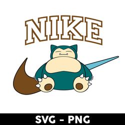 nike snorlax svg, nike pokemon logo svg, nike logo svg, pokemon svg, png dxf eps file - digital file