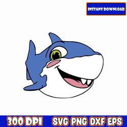 Co_Co_Melon Shark PNG_ Sublimation_Print_Files