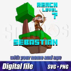 minecraft custom name svg png image, minecraft with name, minecraft with age, minecraft happy birthday, minecraft cricut