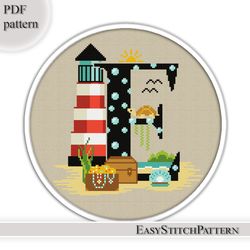 letter e cross stitch pattern sea monogram cross stitch pattern initial cross stitch name cross stitch