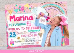 jojo siwa invitation