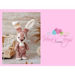 crochet bunny, pdf  pattern bunny, banny pattern, ebook