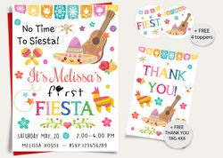 birthday fiesta invitation