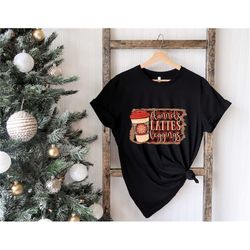 Christmas Latte Shirt, Christmas Shirt, Flannels Latte Leggings Shirt, Christmas Coffee Shirt, Christmas Hot Cocoa Shirt