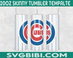 chicago cubs tumbler wrap, baseball tumbler wrap png, 20oz tumbler wrap, mlb tumbler png, chicago cubs tumbler png