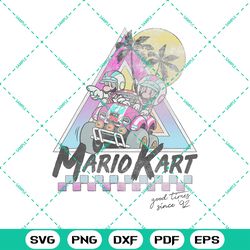 mario kart mario and luigi good time since 92 vintage t-shirt png