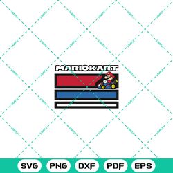 mario kart retro stripes racing poster t-shirt png