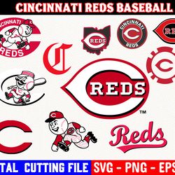 cincinnati reds baseball team svg, cincinnati-reds svg, bundle files, m l b svg, cut files for cricut png