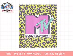 MTV Music Television Neon Cheetah Block Logo  png, digital download, instant download,MTV, MTV LOGO, MTV PNG