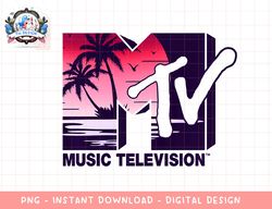 MTV Music Television Sunset Beach Logo Fill Pullover png, digital download, instant download,MTV, MTV LOGO, MTV PNG
