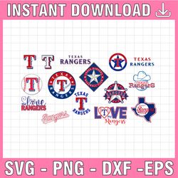 16 files texas rangers svg, baseball clipart, cricut texas svg, rangers svg, cutting files, mlb svg, mlb svg, instant do