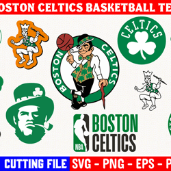 boston celtics basketball team svg, boston-celtics svg, clipart png vinyl cut file, silhouette file, cutting file, vecto