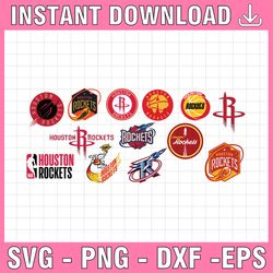 13 files nba houston rockets svg ,houston, rockets svg logo, basketball svg basketball clipart svg for cricut svg for si