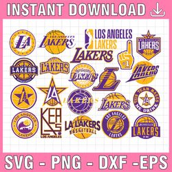 21 files lakers svg  kobe svg  la lakers svg  los angeles lakers svg   nba svg, nba svg, basketball clipart, svg for cri