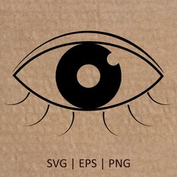 eye svg | eye png | cricut svg file digital download | 036