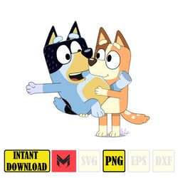 Bluey Friends Png, Bluey Friends Instant Download Png, Bluey And Friends Digital Png File, Ready to Print Bluey Png File