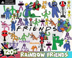 rainbow friends png bundle, rainbow friends for kids birthday png, digital download png