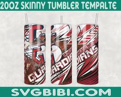 cleveland guardians template tumbler wrap, 20oz tumbler wrap, cleveland guardians template png, mlb tumbler wrap, sport