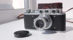 zorki 1 soviet rangefinder camera 35mm industar 22 50mm leica copy vintage decor