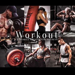 workout lightroom presets, mobile lightroom presets, fitness preset, dark presets, gym presets, presets for gym, sport