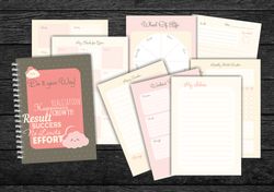 printable motivational diary